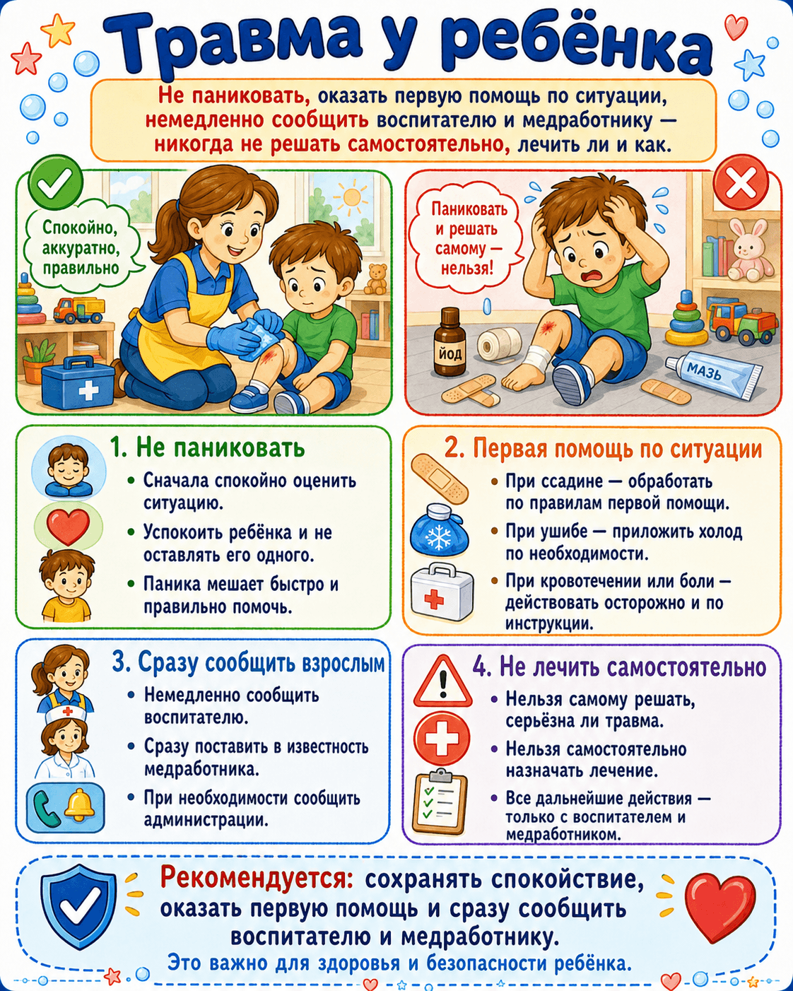 Травма у ребёнка